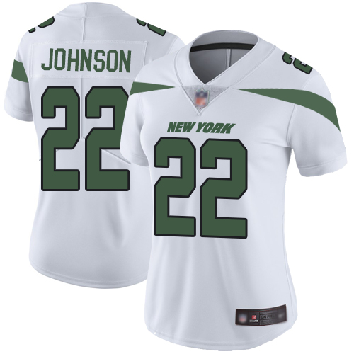 New York Jets Limited White Women Trumaine Johnson Road Jersey NFL Football 22 Vapor Untouchable